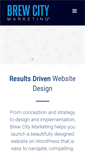 Mobile Screenshot of brewcitymarketing.com
