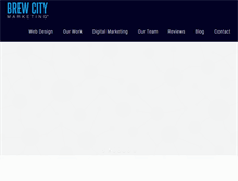 Tablet Screenshot of brewcitymarketing.com